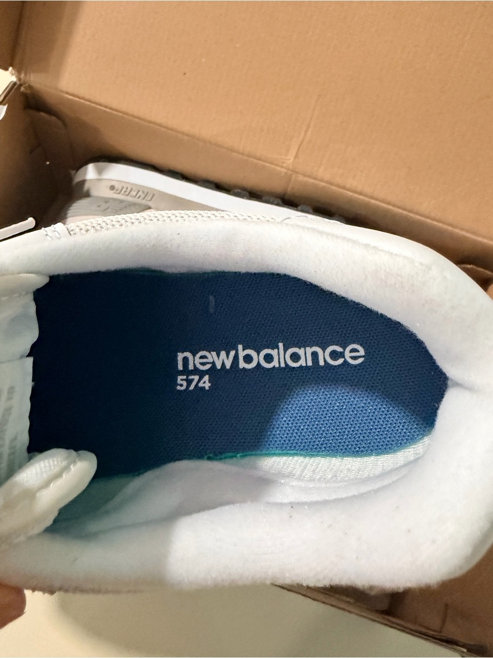 New Balance 574 core Sneakers in Light Grey and White - Picture 11 of 16